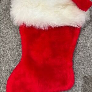 Red and White Christmas Stocking